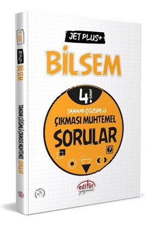 4. Sınıf Bilsem Jet Plus Tamamı Çözümlü Çıkması Muhtemel Sorular