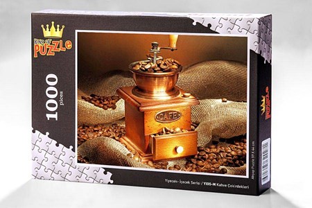 Yiyecek İçecek Serisi Kahve Çekirdekleri 1000 Parça Puzzle Yi05 M