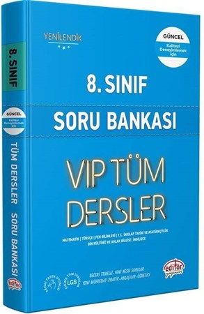 8. Sınıf VİP Tüm Dersler Soru Bankası