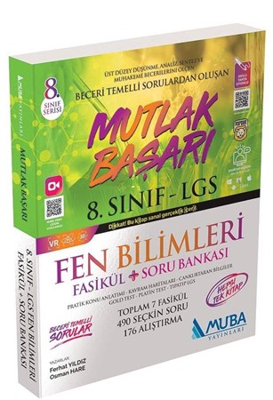 8. Sınıf LGS Fen Bilimleri Mutlak Başarı Fasikül Soru Bankası