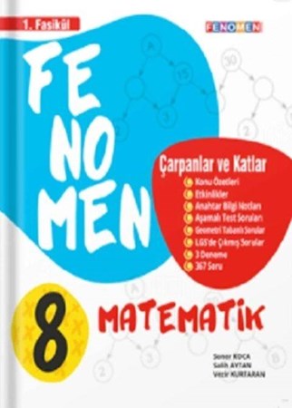 8. Sınıf Matematik Fenomen Fasikül 1 Çarpanlara Ayırma