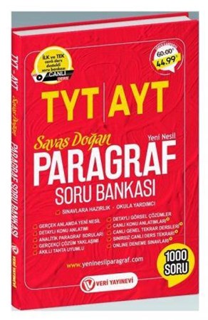 TYT AYT Yeni Nesil Paragraf Soru Bankası
