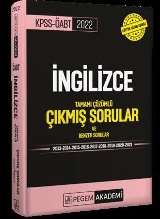 ÖABT İngilizce Tamamı Çözümlü Çıkmış Sorular ve Benzer Sorular