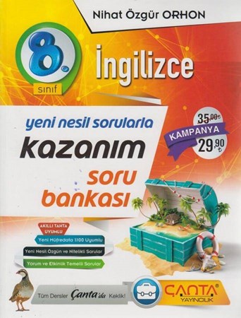 8. Sınıf İngilizce Etkinlikli Kazanım Soru Bankası