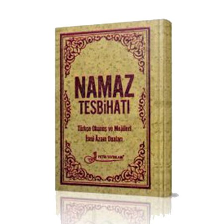 Namaz Tesbihatı İsm I Azam Duası İlaveli Cep Boy Ciltli Kod F029