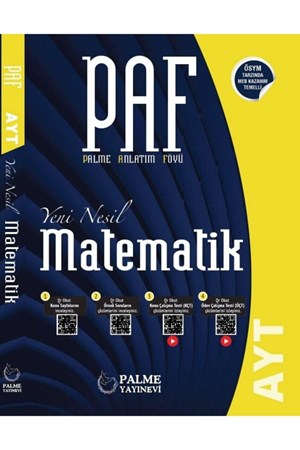 AYT Matematik PAF Yeni Nesil Anlatım Föyleri