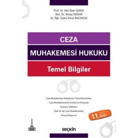 Ceza Muhakemesi Hukuku Temel Bilgiler