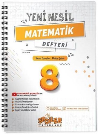 8. Sınıf Matematik Yeni Nesil Defter
