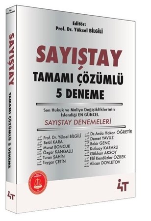 Sayıştay Tamamı Çözümlü 5 Deneme / Sayıştay