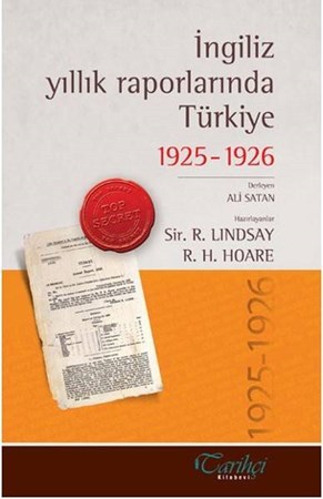 İngiliz Yıllık Raporlarında Türkiye 1925 1926