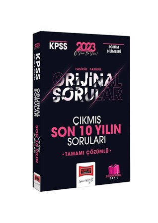 KPSS Eğitim Bilimleri Fasikül Fasikül Orjinal Son 10 Yılın Çıkmış Soruları ve Çözümleri