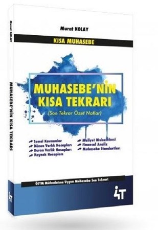 Muhasebe'nin Kısa Tekrarı / Son Tekrar Konu Özetler