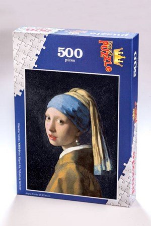 Klasikler Serisi İnci Küpeli Kız Johannes Vermeer 500 Parça Puzzle Kr02 D