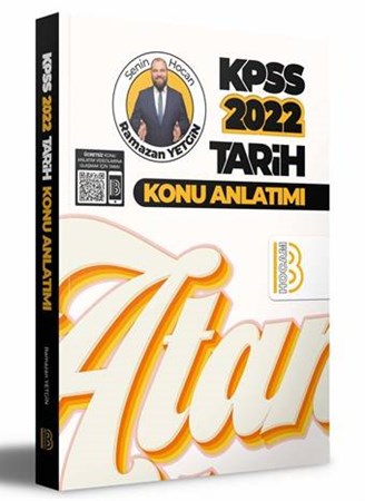 2022 KPSS Tarih Konu Anlatımı Benim Hocam Yayınları