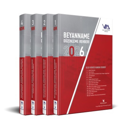 Beyanname Düzenleme Rehberi 2026 (4 Cilt Takım)