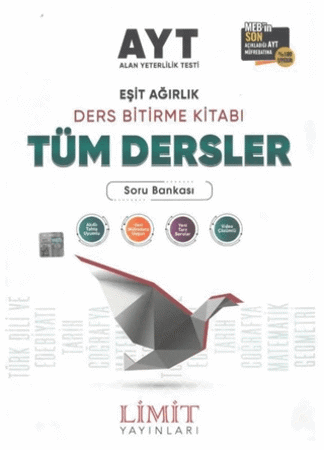 AYT Eşit Ağırlık Tüm Dersler Ders Bitirme Kitabı