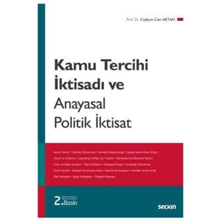 Kamu Tercihi İktisadı ve Anayasal Politik İktisat