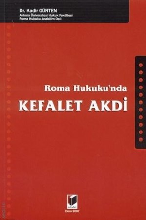 Roma Hukuku'nda Kefalet Akdi
