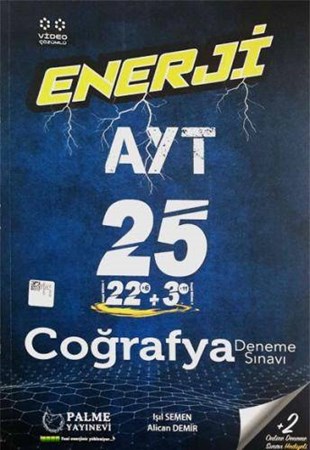 AYT Coğrafya Enerji 25 Deneme Sınavı Video Çözümlü