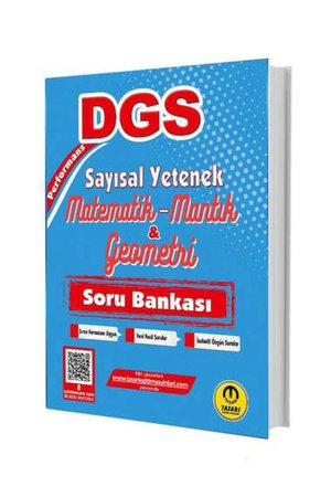 Tasarı Yayınları 2025 DGS Sayısal Yetenek Matematik Mantık Geometri Soru Bankası