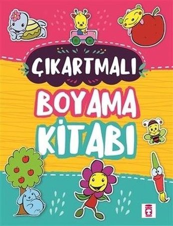 Çıkartmalı Boyama Kitabı (Sticker Hediyeli)