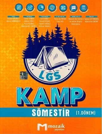 8. Sınıf LGS Kamp Sömestır 1. Dönem