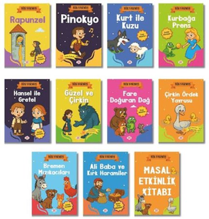 Bir Varmış Seti (10 Kitap +1 Aktivite Takım)