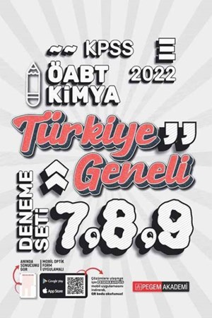 ÖABT Kimya Öğretmenliği Türkiye Geneli 3 Deneme (7-8-9)