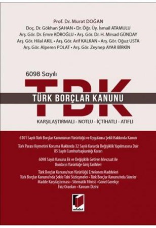 6098 Sayılı Türk Borçlar Kanunu