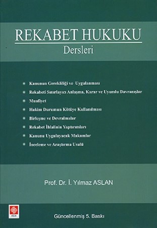 Rekabet Hukuku Dersleri