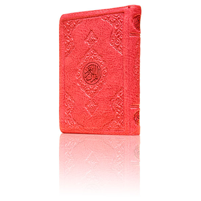 Çanta Boy Kur'an I Kerim Pembe Renk, Kılıflı, Mühürlü