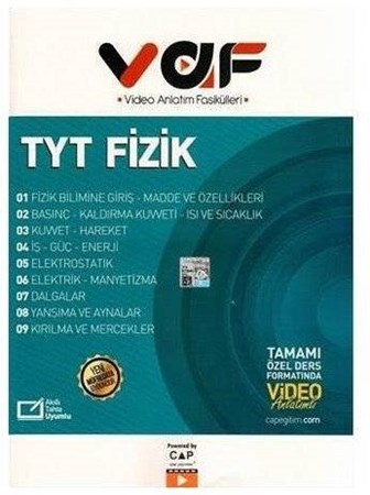 TYT Fizik VAF Serisi Çap Yayınları