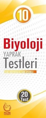 Palme 10. Sınıf Biyoloji Yaprak Test Yeni