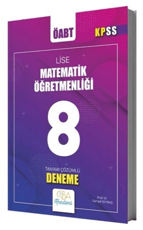 ÖABT Lise Matematik Öğretmenliği 8 Deneme Çözümlü