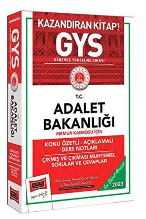 GYS Memur Kadrosu İçin Konu Özetli Açıklamalı Ders Notları