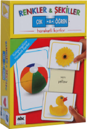 Çek ve Öğren - Renkler ve Şekiller (Ciltli)