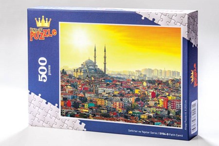 Şehirler Ve Yapılar Serisi Fatih Camii 500 Parça Puzzle Sy04 D