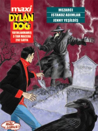 Maxi Dylan Dog Sayı 9 Mezarcı İstakoz Adımlar Jenny Yeşildiş