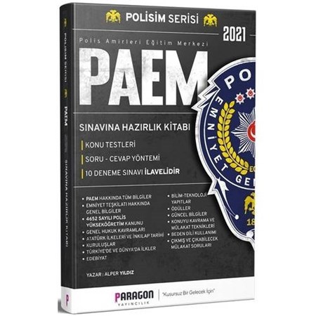 PAEM Sınavına Hazırlık Konu Kitabı-Konu Testleri Ve 10 Deneme Sınavı İlaveli 2021