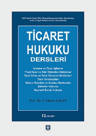 Ticaret Hukuku Dersleri