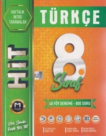 8. Sınıf Türkçe HİT 40 Deneme