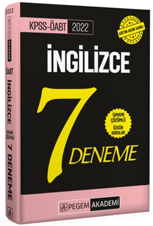 KPSS ÖABT İngilizce Tamamı Çözümlü 7 Deneme