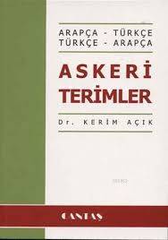 Askeri Terimler Arapça Türkçe Türkçe Arapça