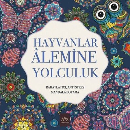 Hayvanlar Alemine Yolculuk: Rahatlatıcı Anti Stres Mandala Boyama