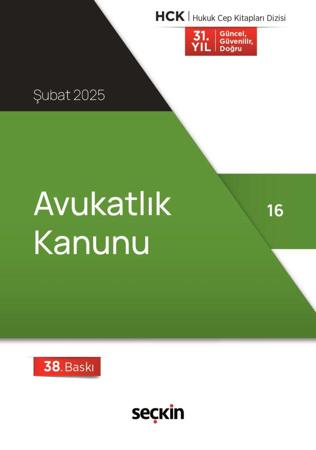 Avukatlık Kanunu (Cep Kitabı)