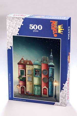 Kitap Serisi Fantastik Kitap Evler 500 Parça Puzzle Kt02 D