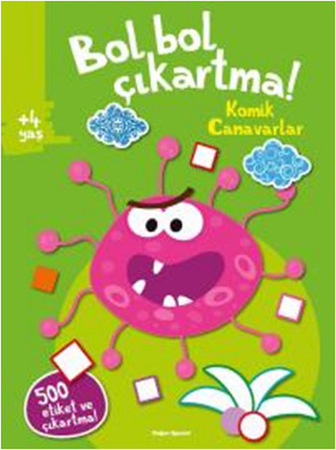 Bol Bol Çıkartma - Komik Canavarlar