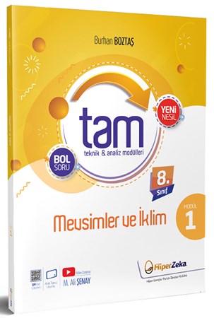 8 Sınıf Fen Bilimleri Tam Teknik Analiz Modülleri 1 / Mevsimler ve İklim