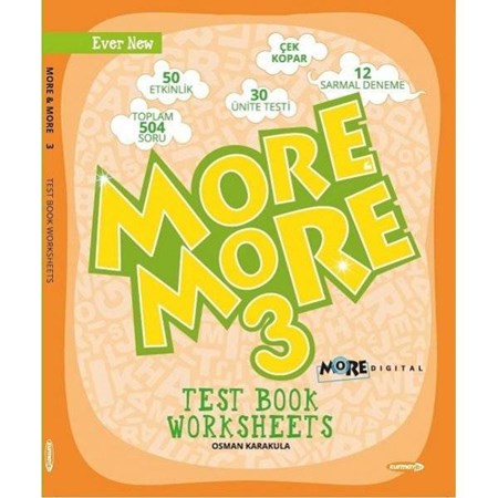 3. Sınıf More More Worksheets Test Book