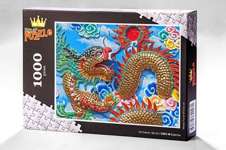 Çin Sanatı Serisi Ejderha 1000 Parça Puzzle Cs03 M